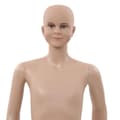 Miniatyrbillede 8 af 10: vidaXL børnemannequin m. glasbase 140 cm beige