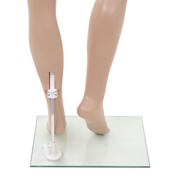 vidaXL Skyltdocka sexig dam med bas i glas beige 180 cm