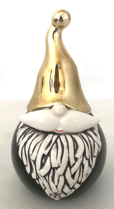 Victoria's Design Santa Gold porcelæn 17cm