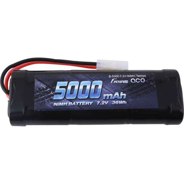 Gens ace RC Batteripack (NiMh) 7.2 V 5000 mAh Antal celler: 6 Stick Tamiya