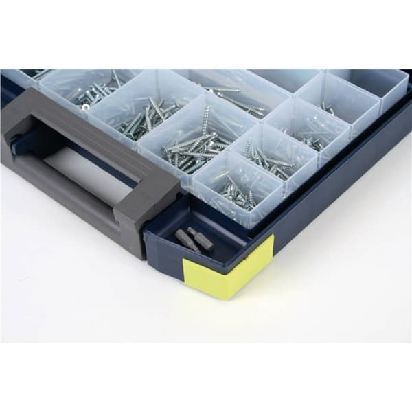 raaco Boxxser 55 4x4-9 Sortimentlåda (B x H x D) 241 x 55 x 225 mm Antal fack: 9 Innehåll 1 st