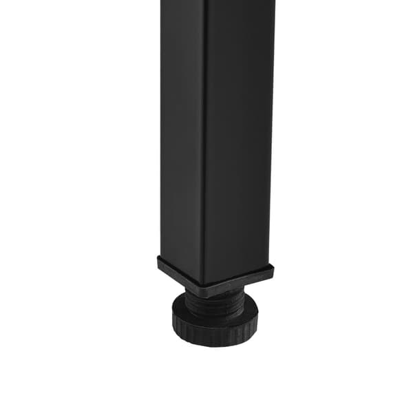 Klaffbord plats för 4 120x60x75-76,4 cm svart bok [neu.haus]