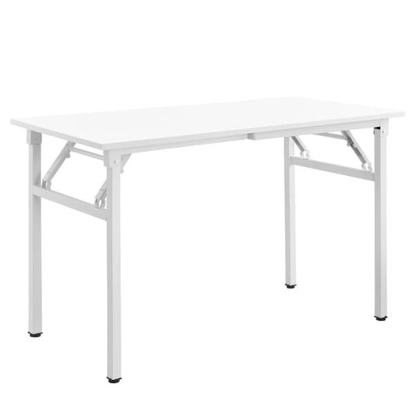 Klaffbord plats för 4 120x60x75-76,4 cm vit [neu.haus]