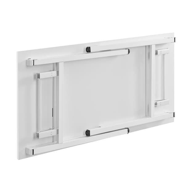 Klaffbord plats för 4 120x60x75-76,4 cm vit [neu.haus]