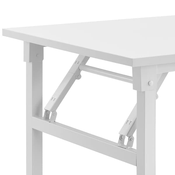 Klaffbord plats för 4 120x60x75-76,4 cm vit [neu.haus]