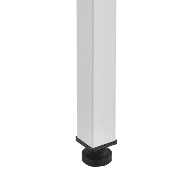 Klaffbord plats för 4 120x60x75-76,4 cm vit [neu.haus]