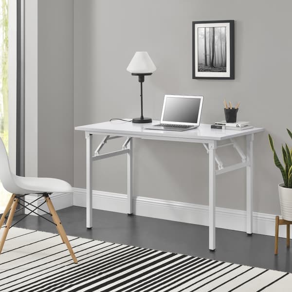 Klaffbord plats för 4 120x60x75-76,4 cm vit [neu.haus]