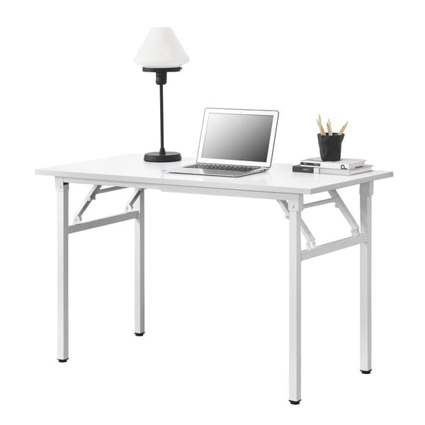 Klaffbord plats för 4 120x60x75-76,4 cm vit [neu.haus]