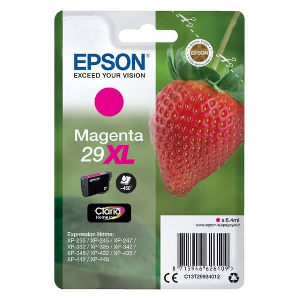 Epson Bläck T2993, 29XL Original Magenta C13T29934012