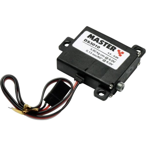 Master Modellbau Midi-Servo DS3010 Digital-servo Transmissionsmaterial: Titan Instickssystem: JR/Futaba