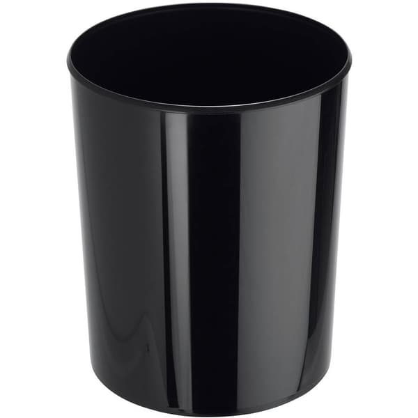 HAN i-LINE 18200-13 Papperskorg 20 l (Ø x H) 283 mm x 340 mm Styrol-metyl-metakrylat (SMMA) Svart 1 st