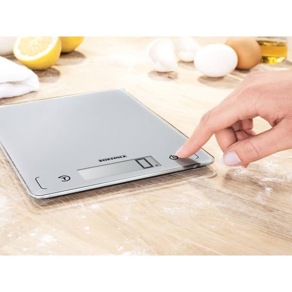 Soehnle KWD Page Comfort 300 Slim Köksvåg digital Vägningsområde=10 kg Silver-grå