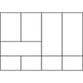 Miniatyrbild 3 av 4: raaco CarryLite 80 4x8-9 Sortimentlåda (B x H x D) 337 x 79 x 278 mm Antal fack: 9 Innehåll 1 st