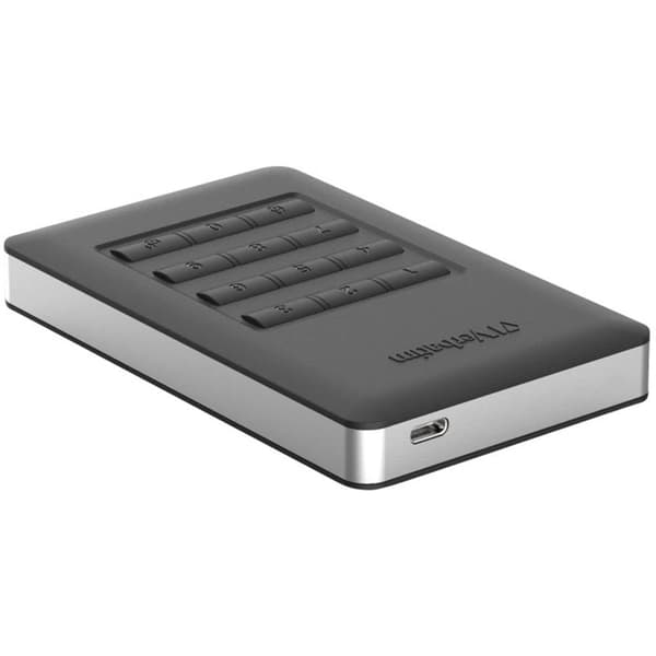 Verbatim Store 'n' Go Secure Portable 2 TB Extern hårddisk 2.5 USB 3.1 Svart 53403