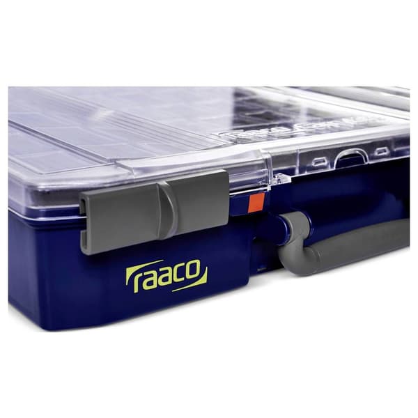 raaco CarryLite 55 5x10-50 Sortimentlåda (B x H x D) 413 x 57 x 330 mm Antal fack: 50 Innehåll 1 st