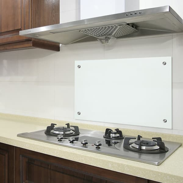 Väggplatta - härdat glas 90x50 cm opalglas [neu.haus]