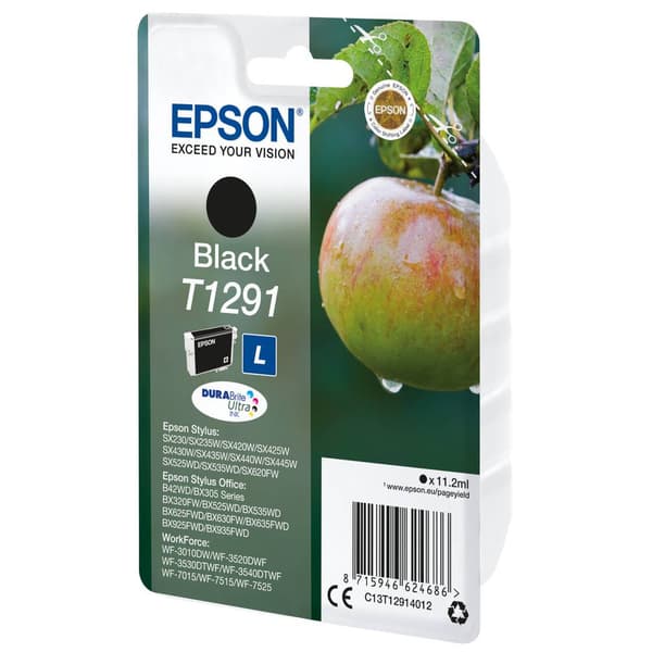 Epson Bläck T1291 Original Svart C13T12914012