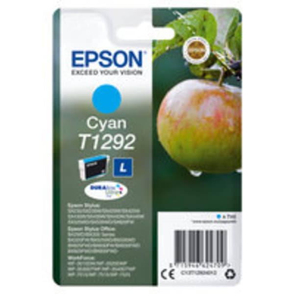 Epson Bläck T1292 Original Cyan C13T12924012