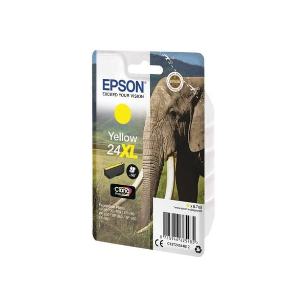 Epson Bläck T2434, 24XL Original Gul C13T24344012