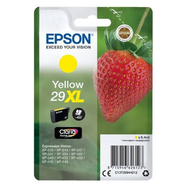 Epson Bläck T2994, 29XL Original Gul C13T29944012