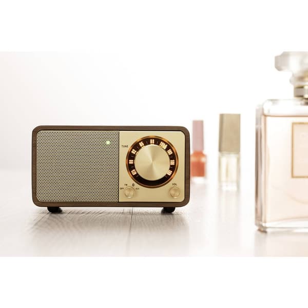Bordsradio Sangean WR-7 Genuine Mini FM uppladdningsbart Körsbär/röd
