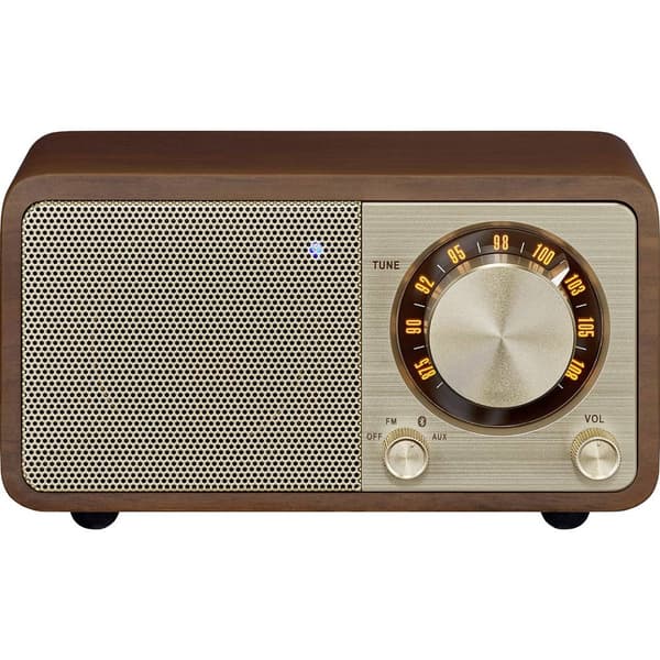 Bordsradio Sangean WR-7 Genuine Mini FM uppladdningsbart Körsbär/röd