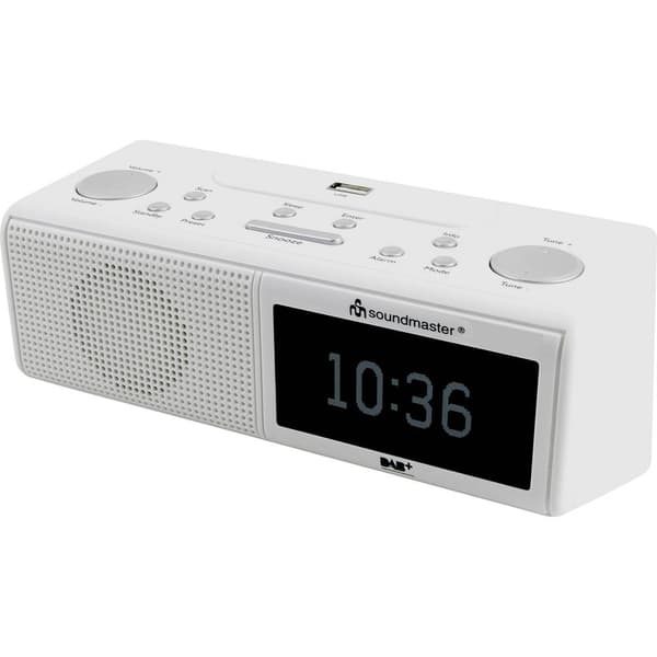 Klockradio soundmaster UR8350WE DAB+, FM Vit
