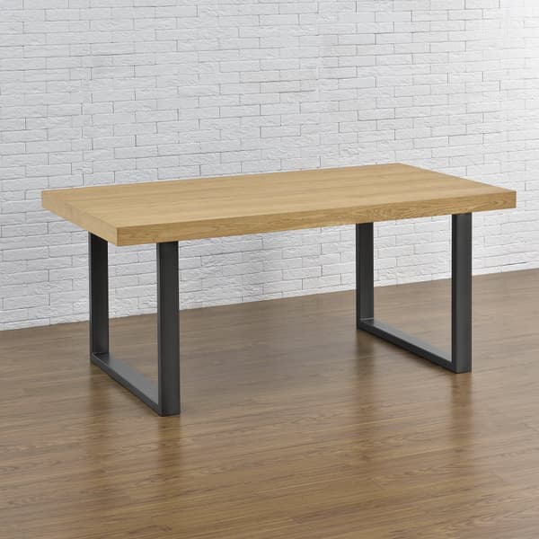 Bordsben set om 2 90x72cm stålgrå [en.casa]