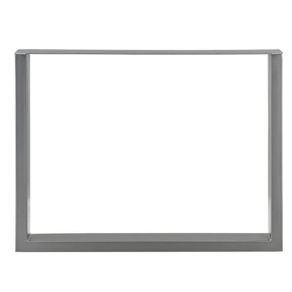 Bordsben set om 2 90x72cm stålgrå [en.casa]