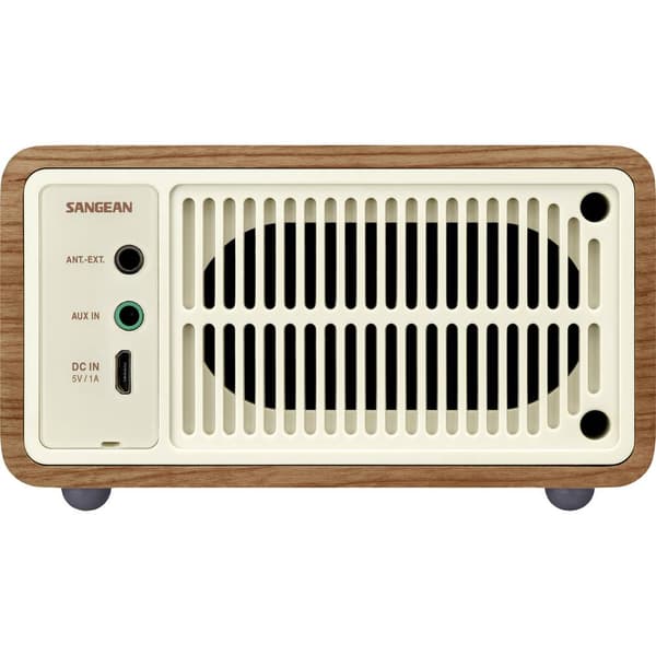 Bordsradio Sangean WR-7 Genuine Mini FM uppladdningsbart Valnöt