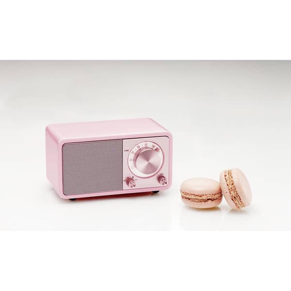 Bordsradio Sangean WR-7 Genuine Mini FM uppladdningsbart Rosa