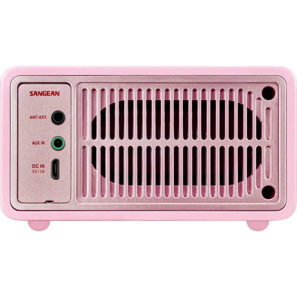 Bordsradio Sangean WR-7 Genuine Mini FM uppladdningsbart Rosa