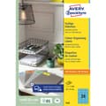 Miniatyrbild 3 av 4: Avery-Zweckform 3449 Universaletiketter 70 x 37 mm Papper Blå 2400 st Permanent Bläckstråleskrivare, Laser, Laser, färg