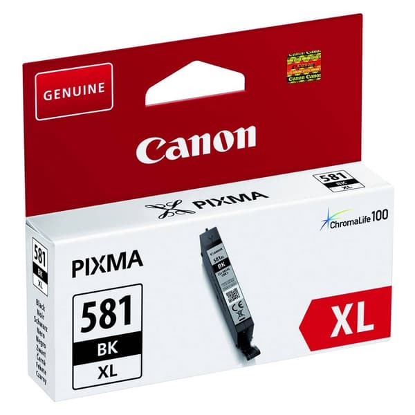 Canon Bläck CLI-581BK XL Original Foto Svart 2052C001