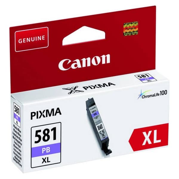 Canon Bläck CLI-581PB XL Original Foto Blå 2053C001