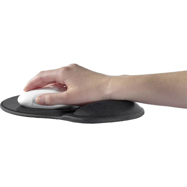 Durable MOUSE PAD ERGOTOP GEL - 5748 Musmatta med handledsstöd Svart