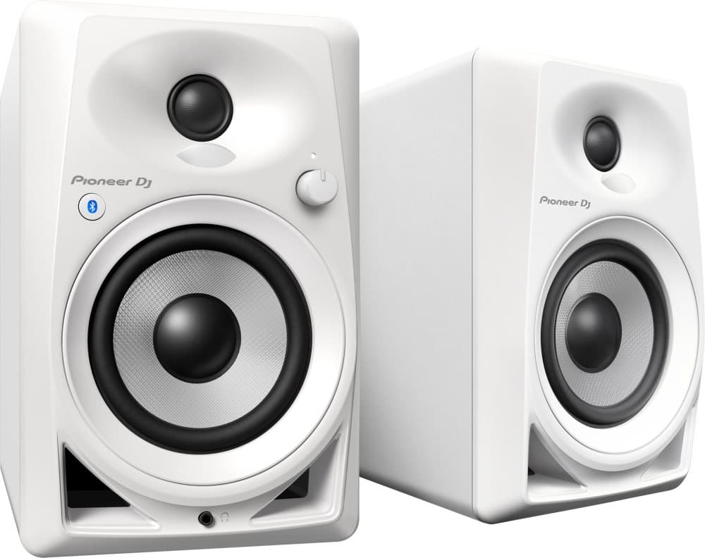 Pioneer DM-40BT-W, studiomonitors med Bluetooth - Vit