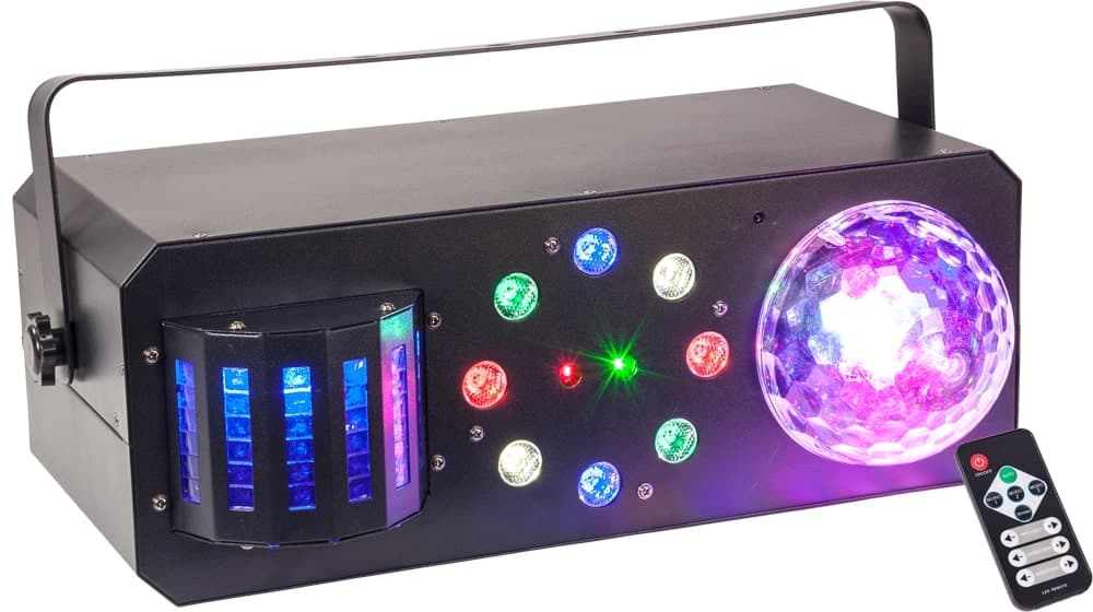 Ibiza Combo FX1 4-i-1 lyseffekt
