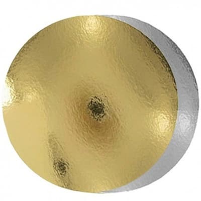 34 cm Tårtbrickor 5 st Guld/Silver