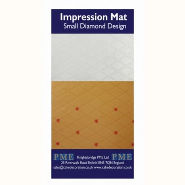 Small Diamond Mönstermatta PME 15 x 30 cm