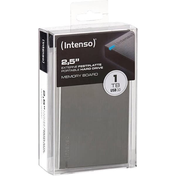Intenso Memory Board 1 TB Extern hårddisk 2.5 USB 3.2 Gen 1 Antracit 6028660