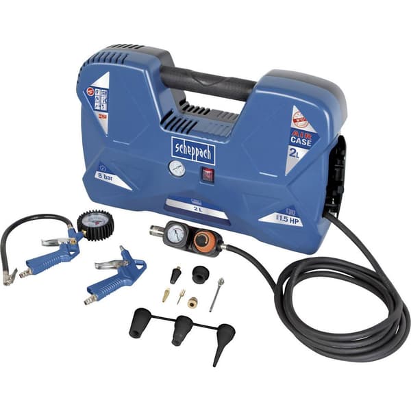 Scheppach Aircase Tryckluftskompressor 2 l 8 bar