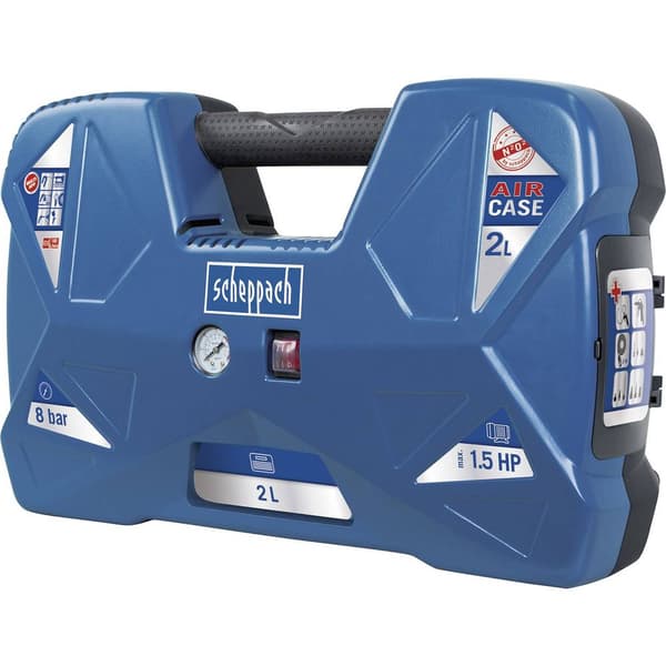 Scheppach Aircase Tryckluftskompressor 2 l 8 bar