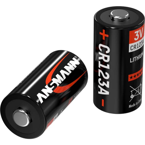 Ansmann CR123 CR123A Fotobatteri Litium 1375 mAh 3 V 6 st