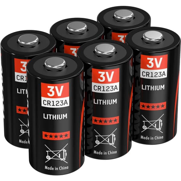 Ansmann CR123 CR123A Fotobatteri Litium 1375 mAh 3 V 6 st
