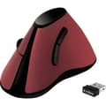 Miniatyrbild 3 av 4: LogiLink ID0159 Ergonomisk mus Trådlös Optisk Svart, Röd 5 Knappar 1200 dpi Ergonomisk
