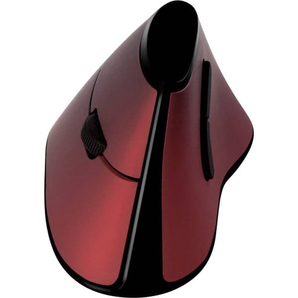 LogiLink ID0159 Ergonomisk mus Trådlös Optisk Svart, Röd 5 Knappar 1200 dpi Ergonomisk