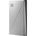 Miniatyrbild 1 av 4: WD My Passport Ultra 2 TB Extern hårddisk 2.5 USB-C® Silver WDBC3C0020BSL-WESN