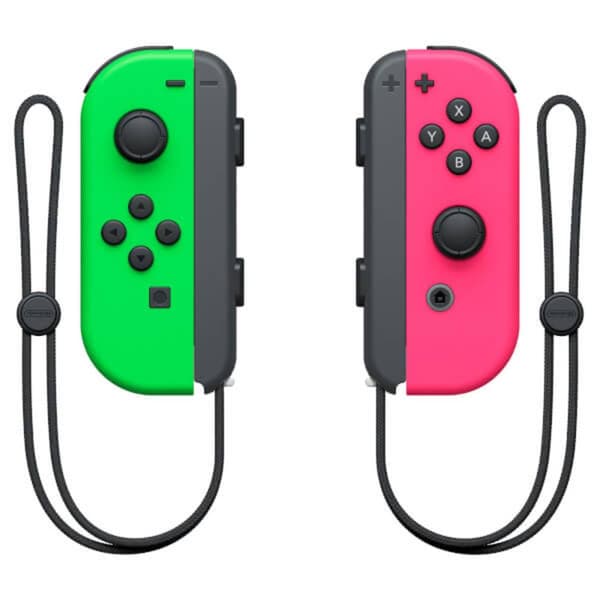 Nintendo 2x Joy-Con Handkontroll Nintendo Switch Neonrosa, Neongrön