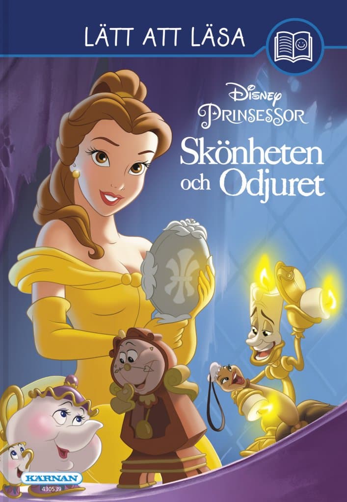 Skönheten & Odjuret, lättläst bok